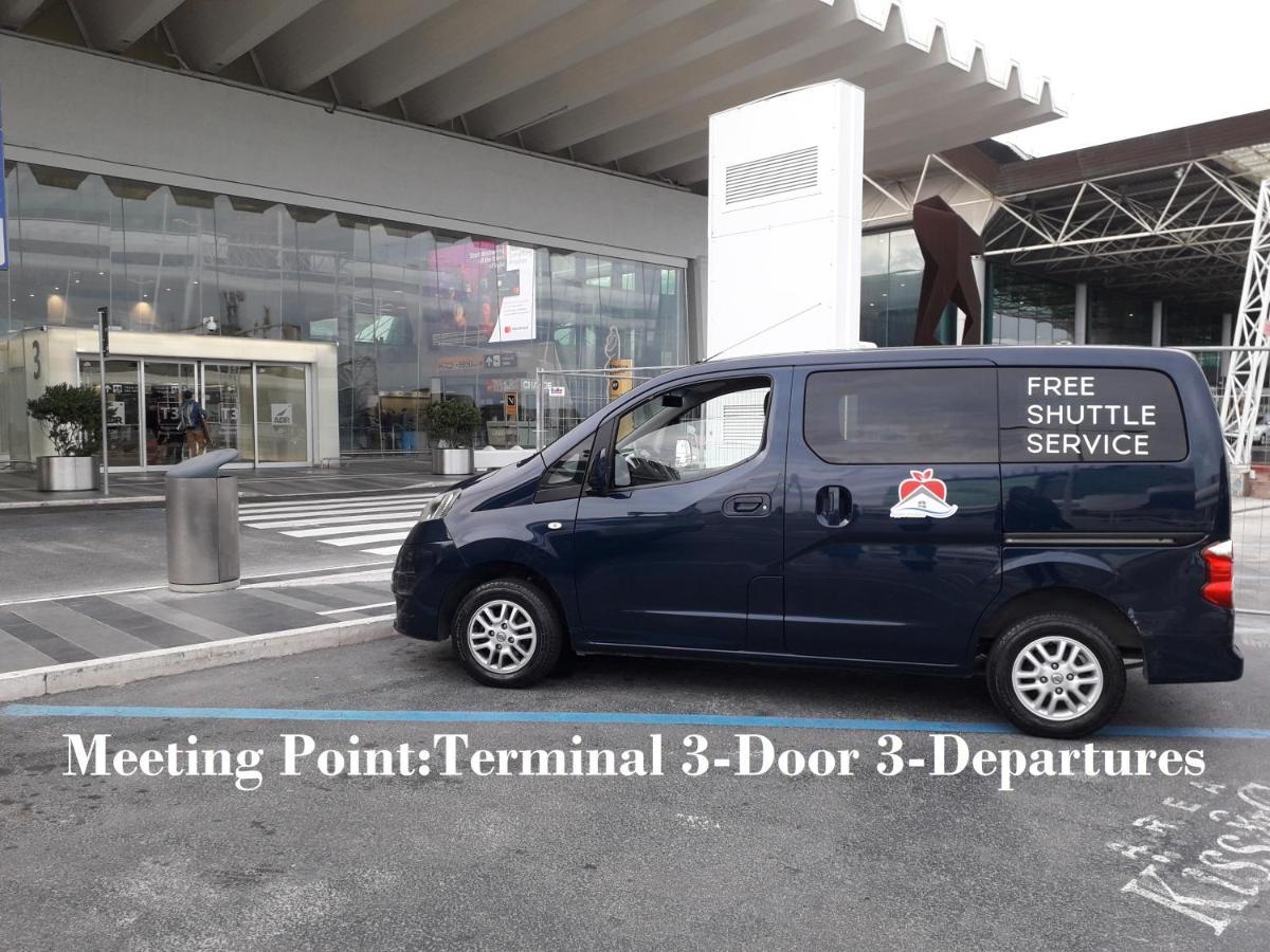 Apple Rooms Rome Airport Fiumicino Exteriér fotografie Free shuttle service
